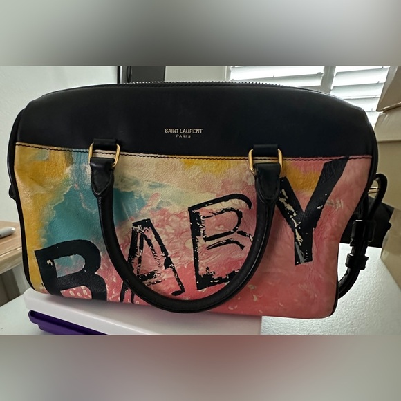 SAINT LAURENT | Calfskin Classic Baby Rosa - Picture 2 of 7